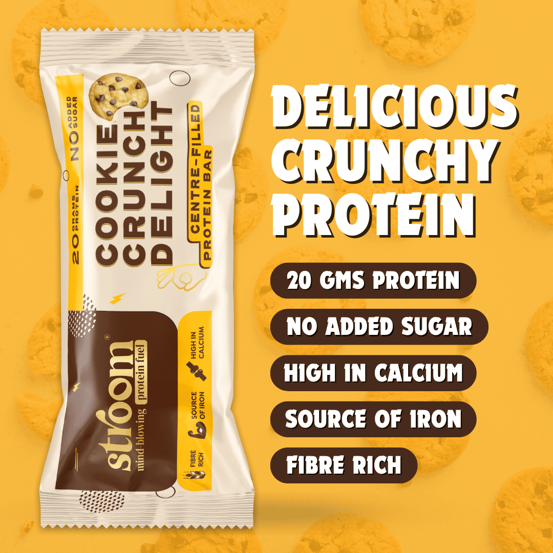 Cookie Crunch Delight - 20g protein Bar – Pack of 6