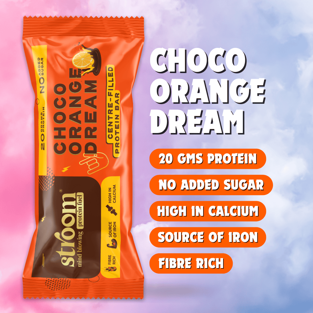 Choco Orange Dream - 20g protein Bar – Pack of 6