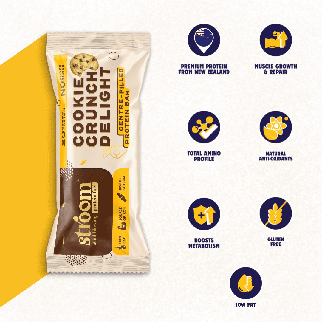 Cookie Crunch Delight - 20g protein Bar – Pack of 6